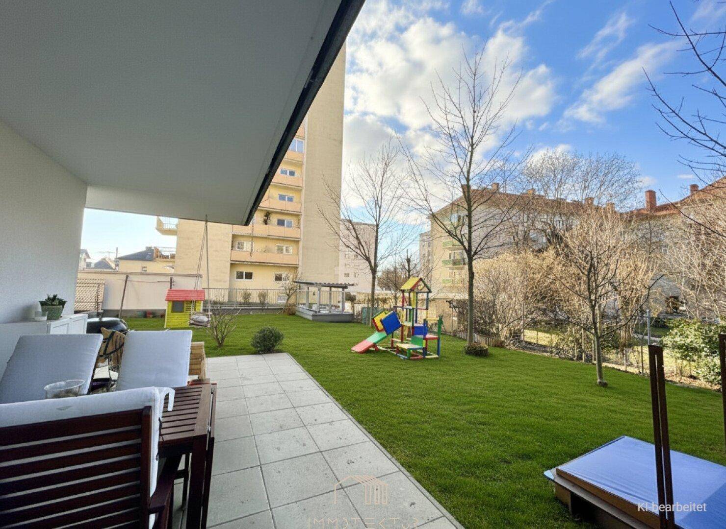 BESTLAGE: Moderne Gartenwohnung mit 2 Schlafzimmer + Tiefgarage in Geidorf (bis 2027 vermietet) - Widok 2