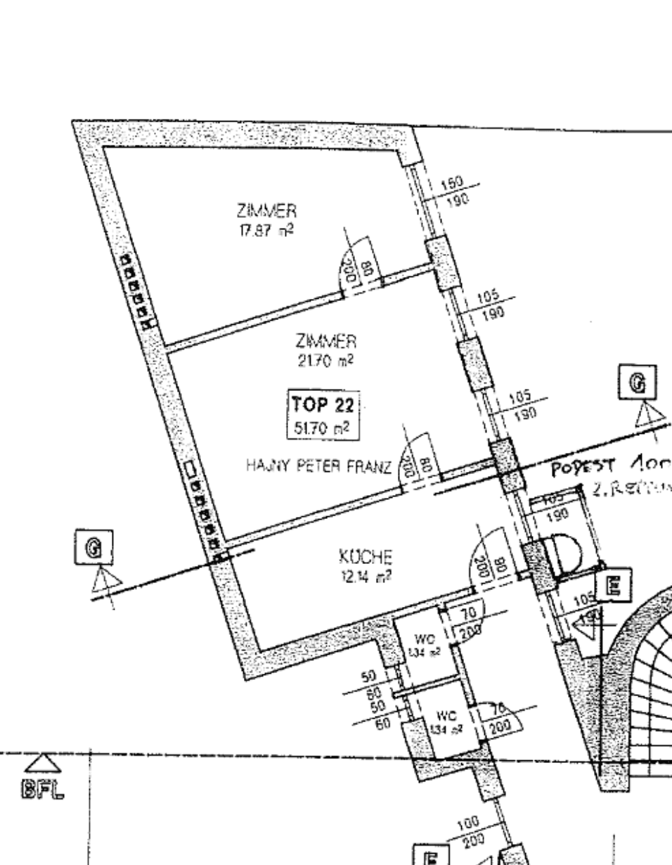 Grundriss 51 m2