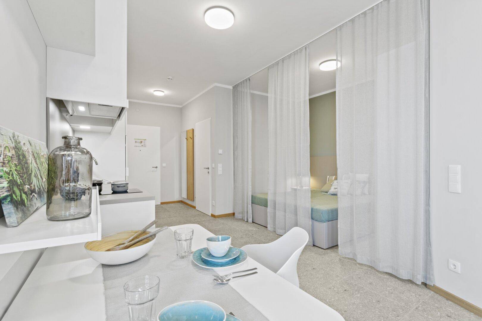 geschmackvoll möbliertes Apartment