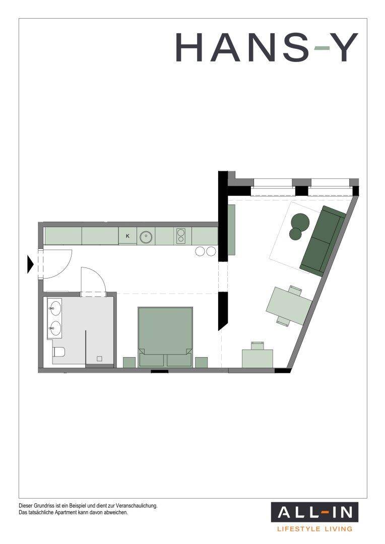 Grundriss Suite Typ B