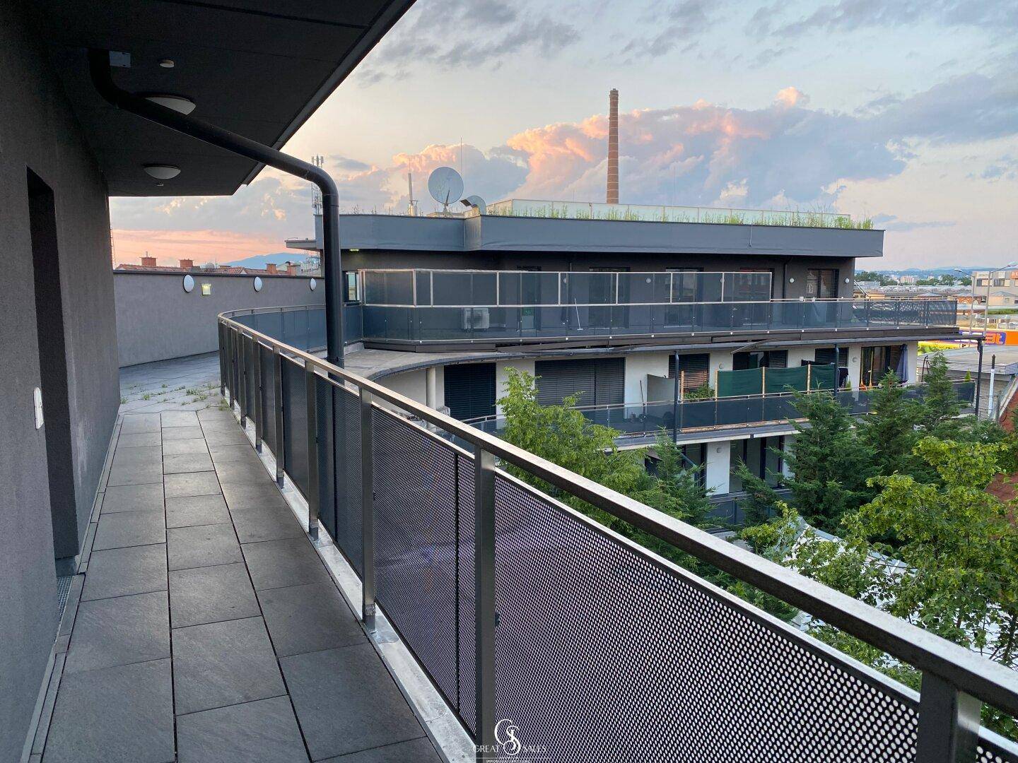 Exklusiver Außen-Zugang Penthouse