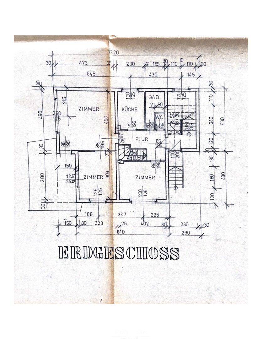 Plan Erdgeschoss