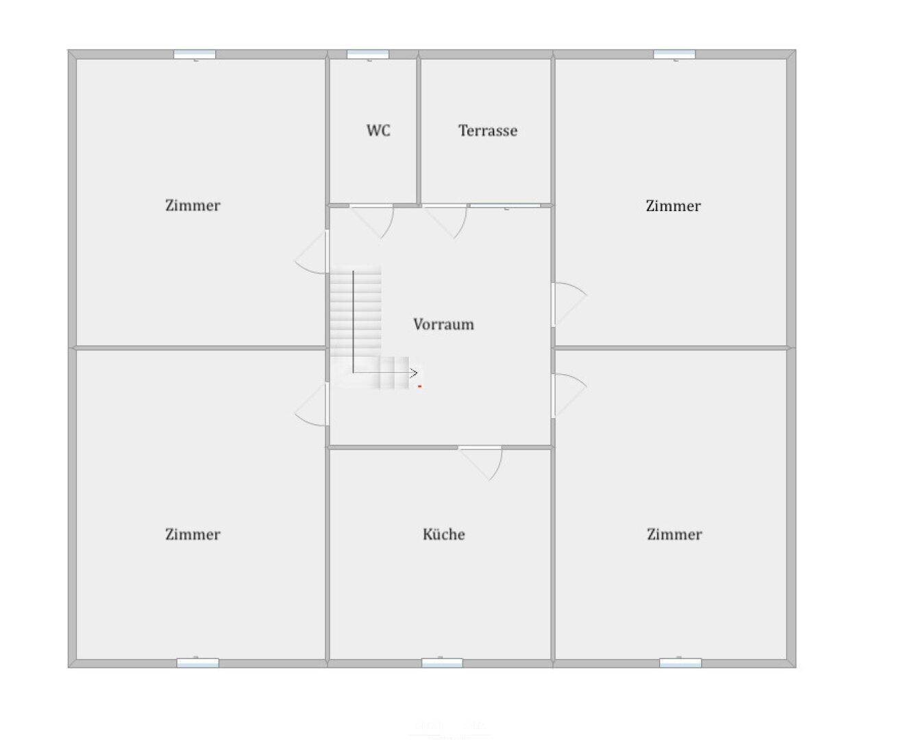 Schematischer Grundriss OG