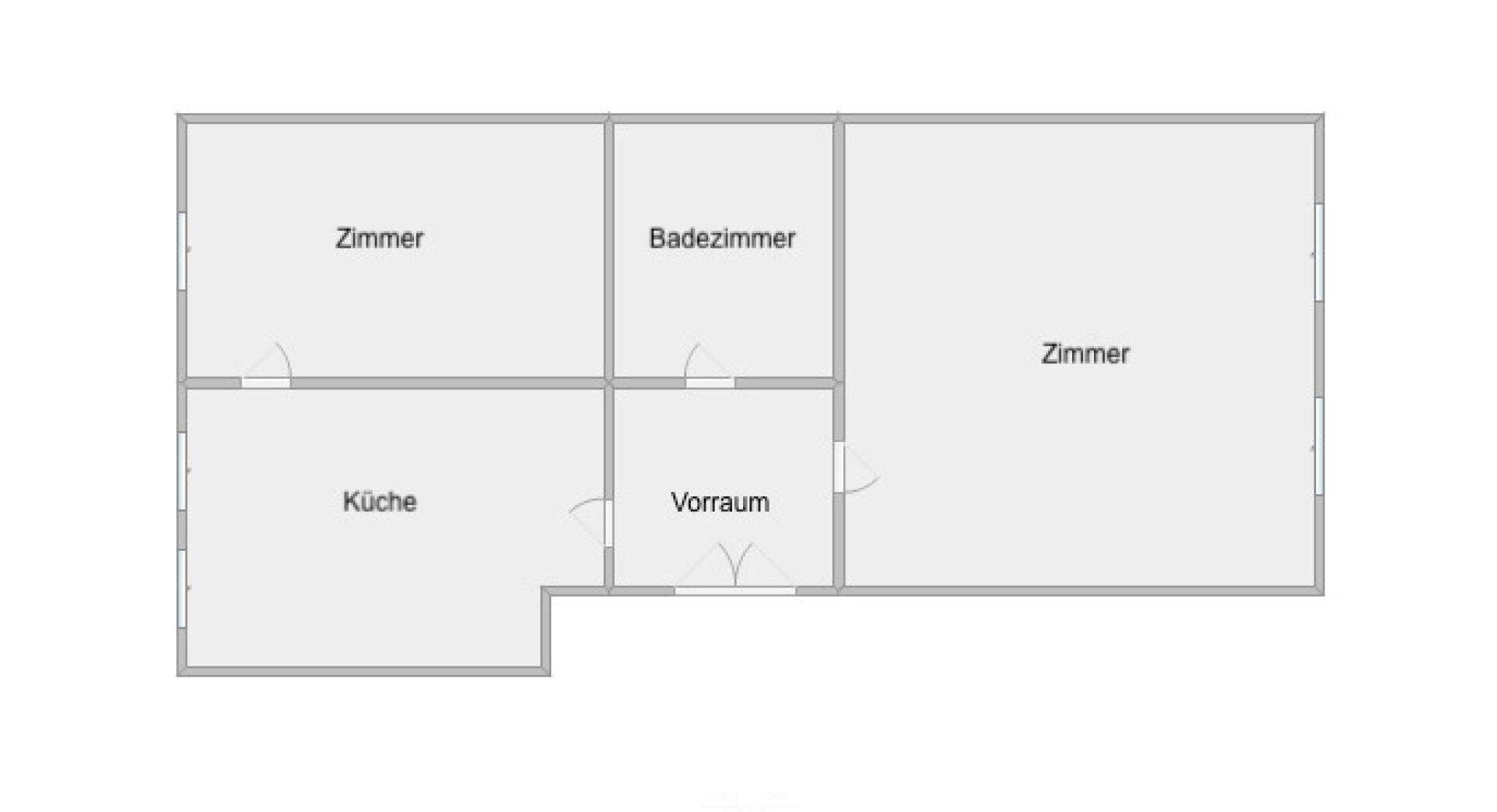 Schematischer Grundriss