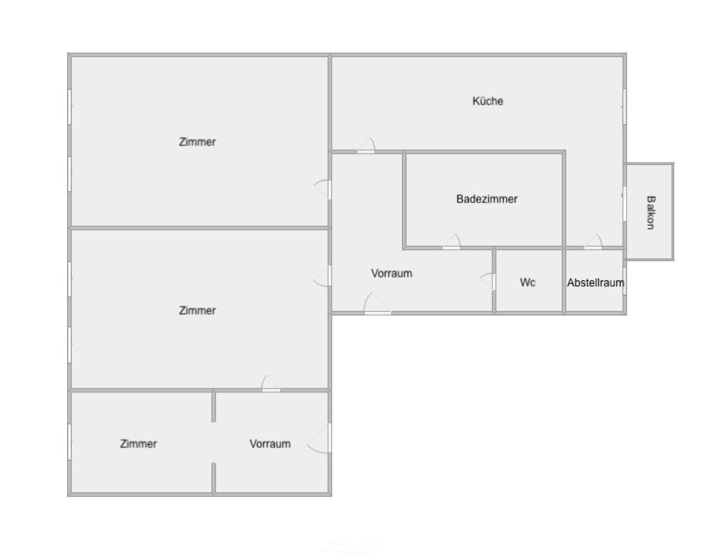 Schematischer Grundriss