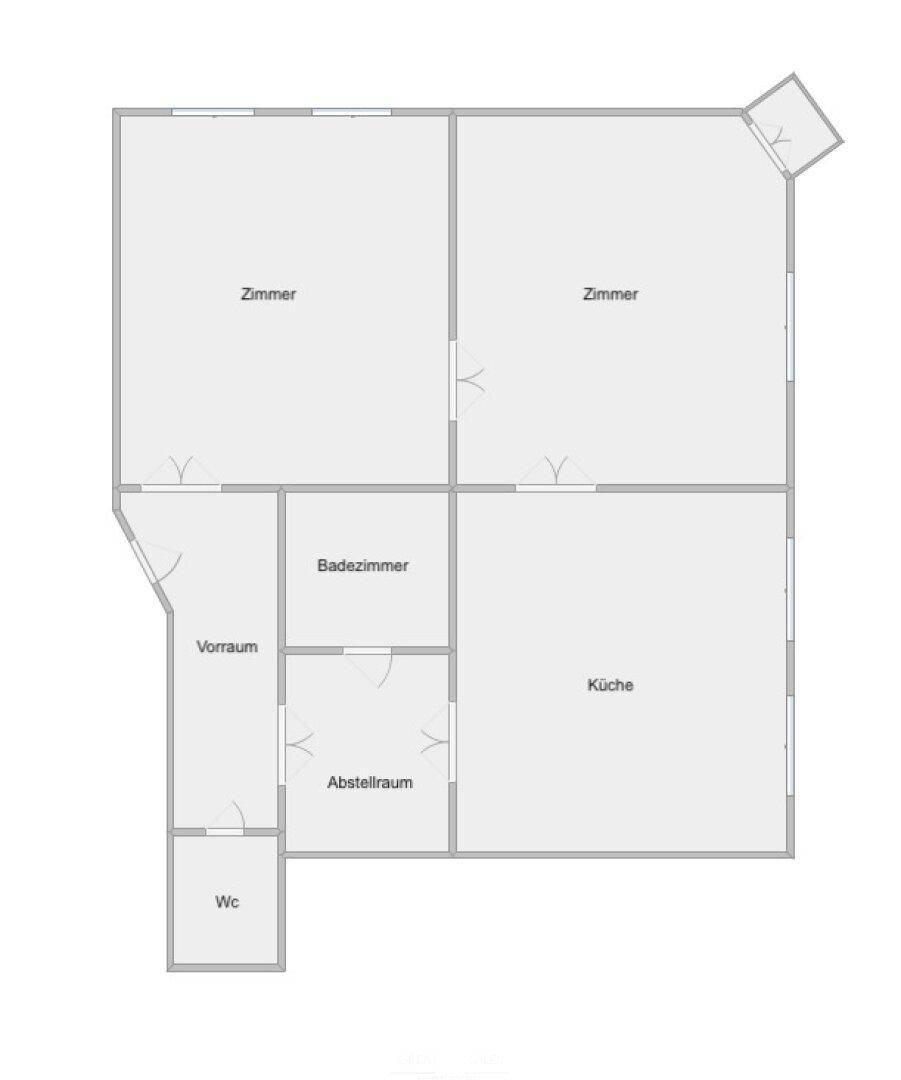 Schematischer Grundriss