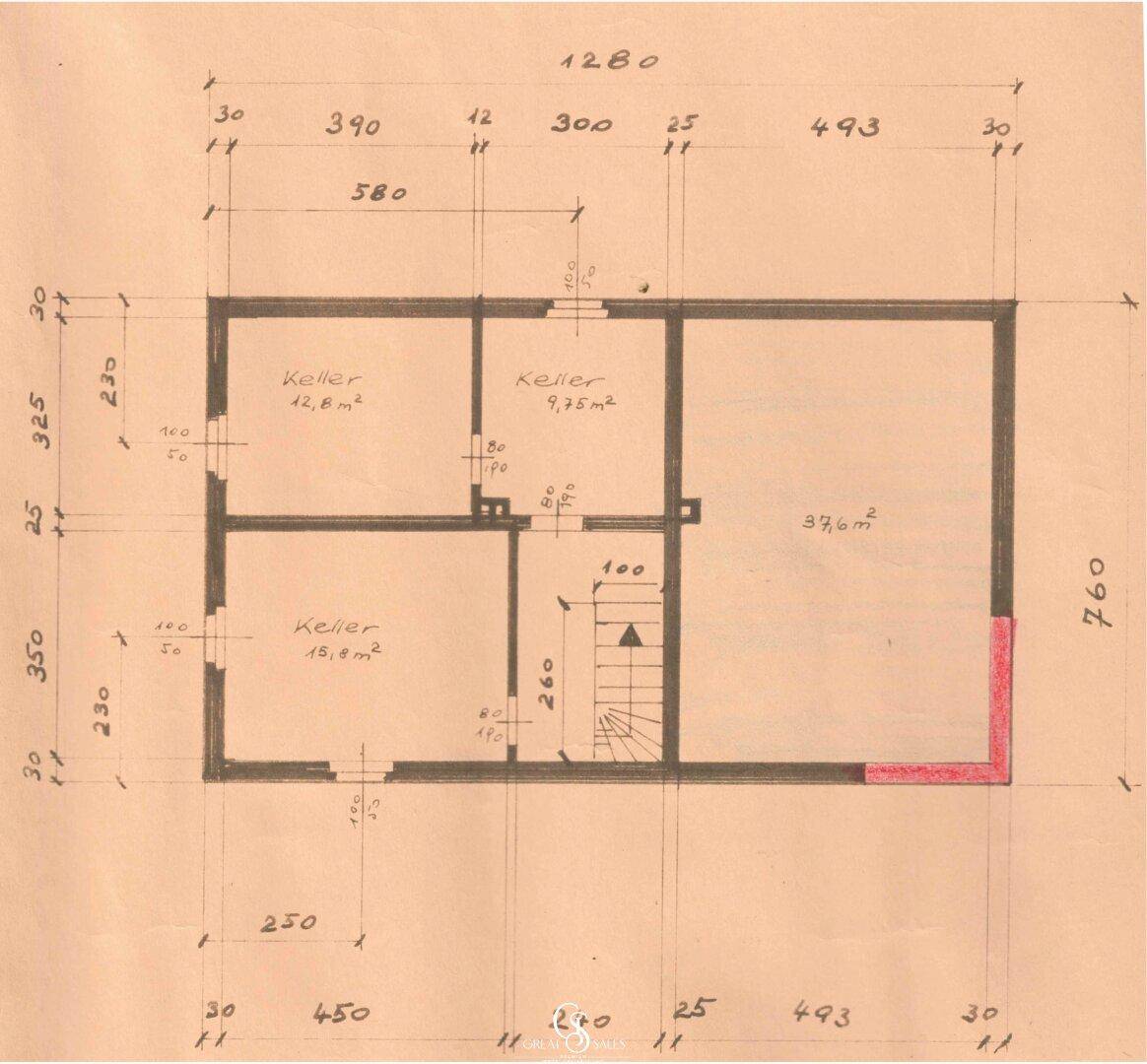 Grundriss Kellergeschoss