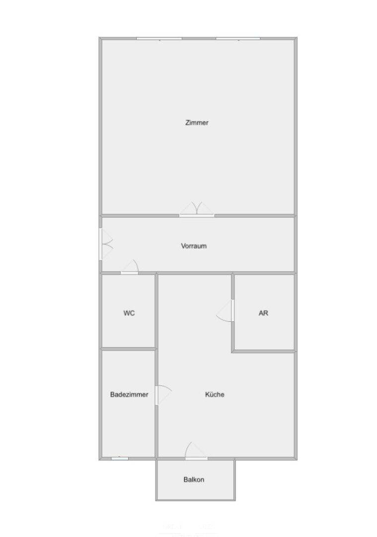 Schematischer Grundriss