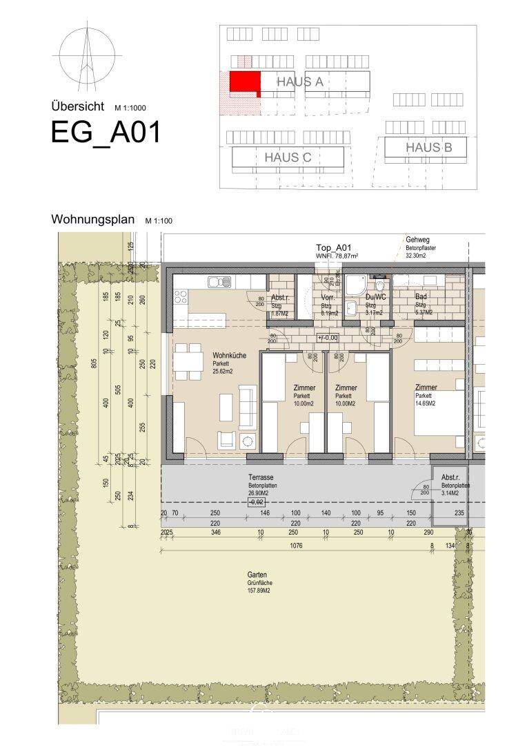 Grundriss Top A1