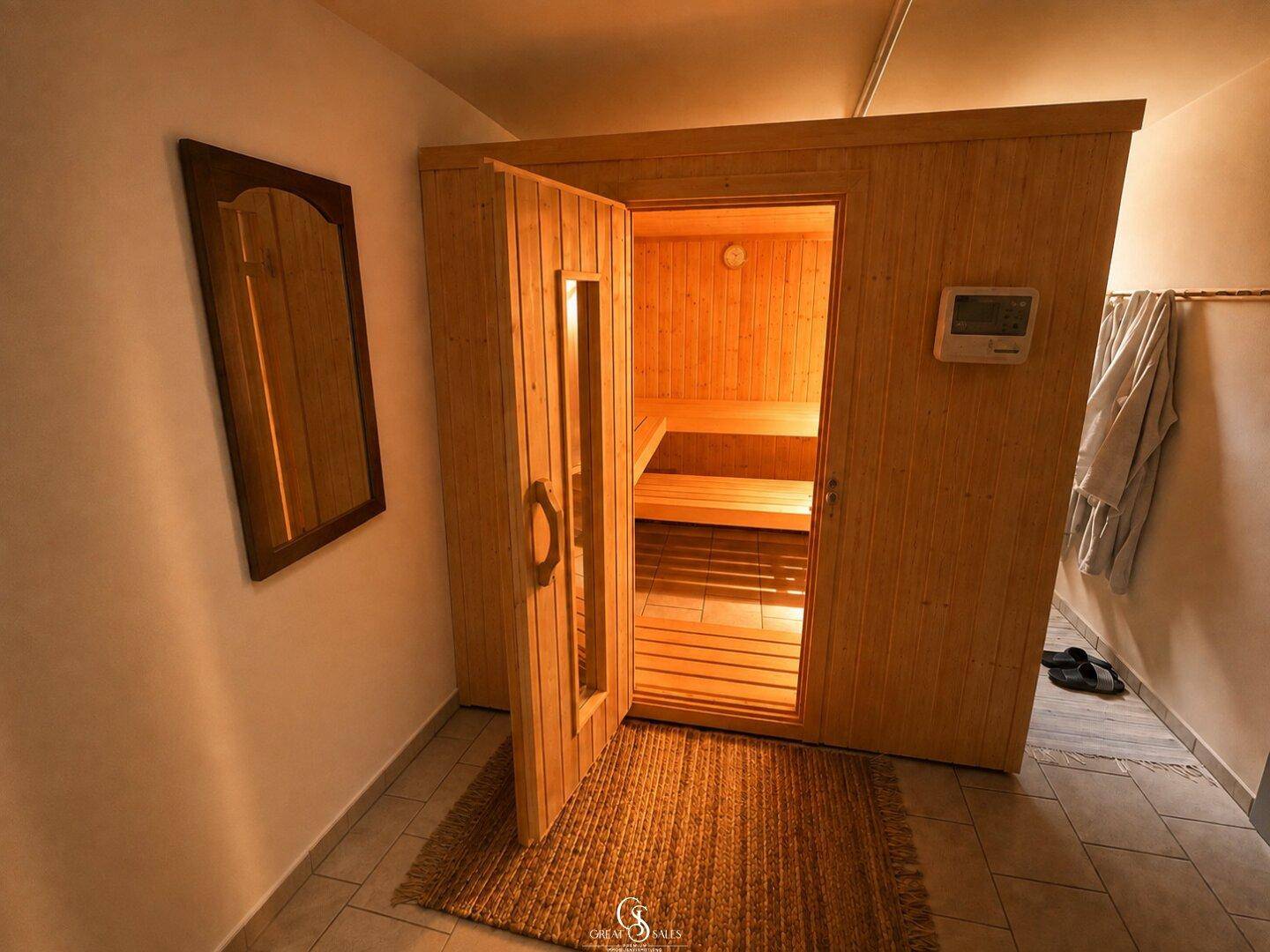 Finnische Sauna