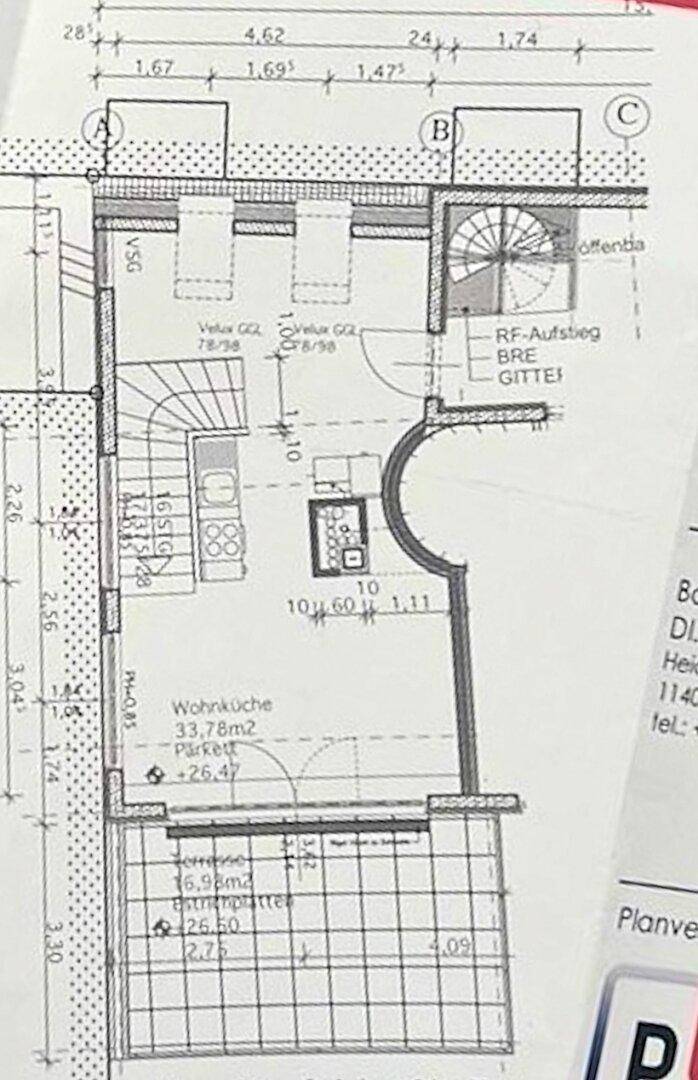 Grundriss 2. DG - obere Ebene