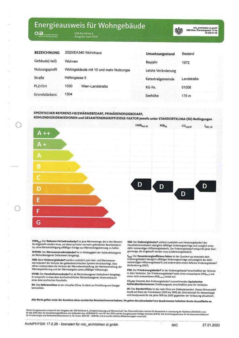 Energieausweis
