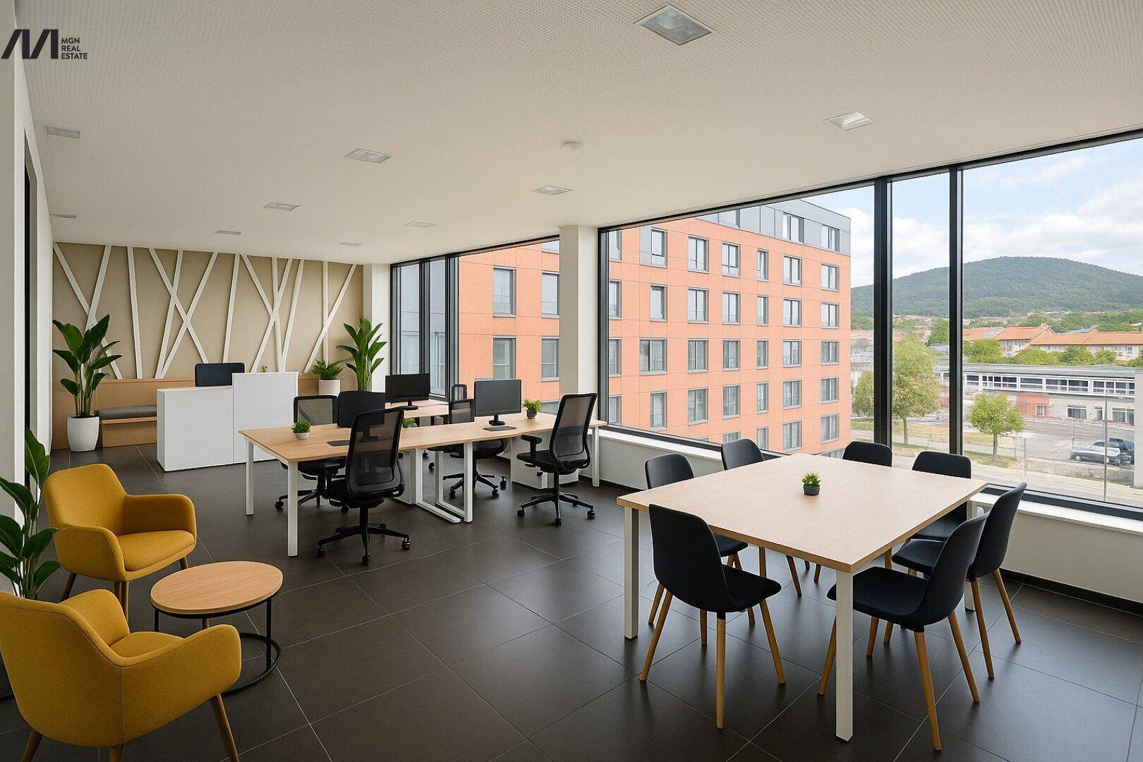 Repräsentatives Büro mit Weitblick – arbeiten in stilvoller Atmosphäre - Visning 3