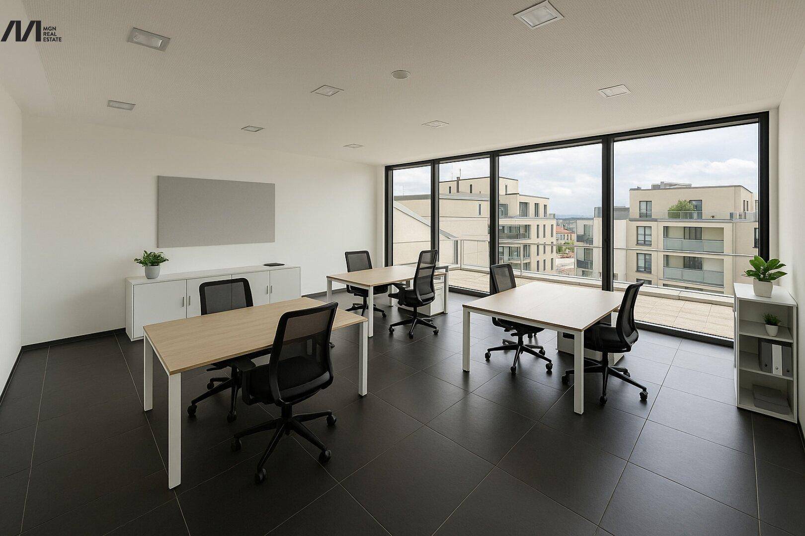 Repräsentatives Büro mit Weitblick – arbeiten in stilvoller Atmosphäre - Visning 2