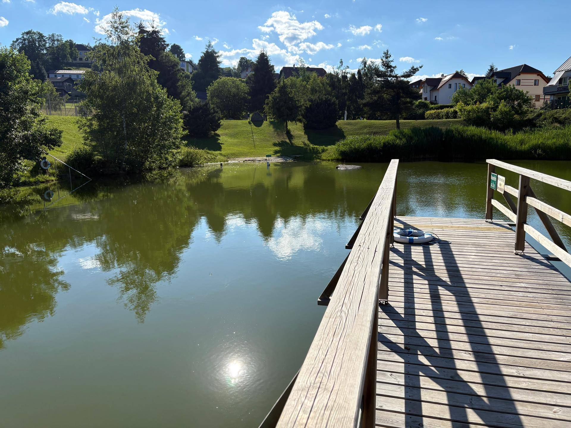 4 Grundstücke direkt am Badeteich im idyllischen Kurort Bad Traunstein - Ansicht 4