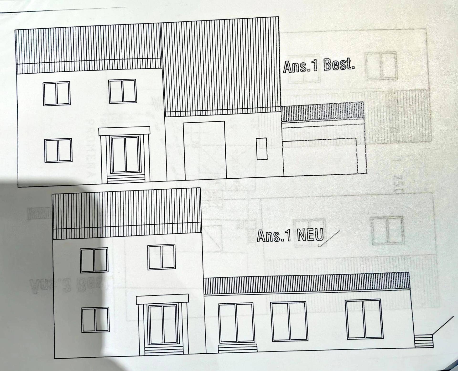 Detaillierter Grundriss mit Raumaufteilung für Küche, Zimmer, Bad und Diele.