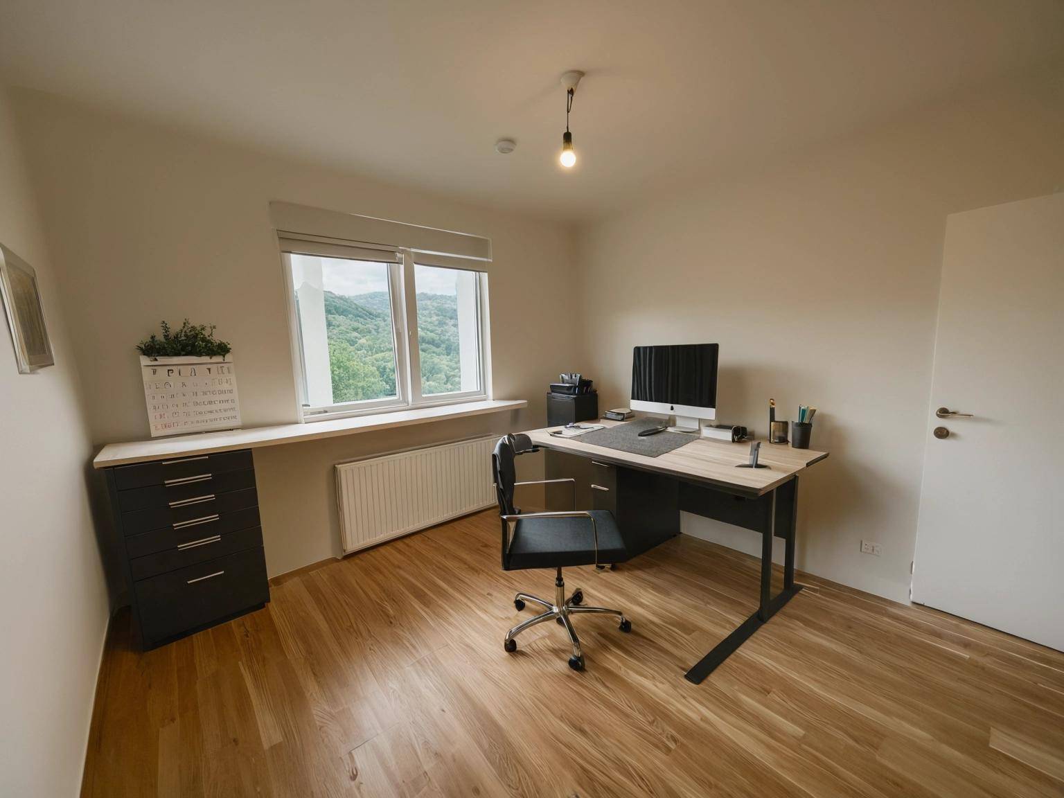 Visualisierung: Home Office Zimmer