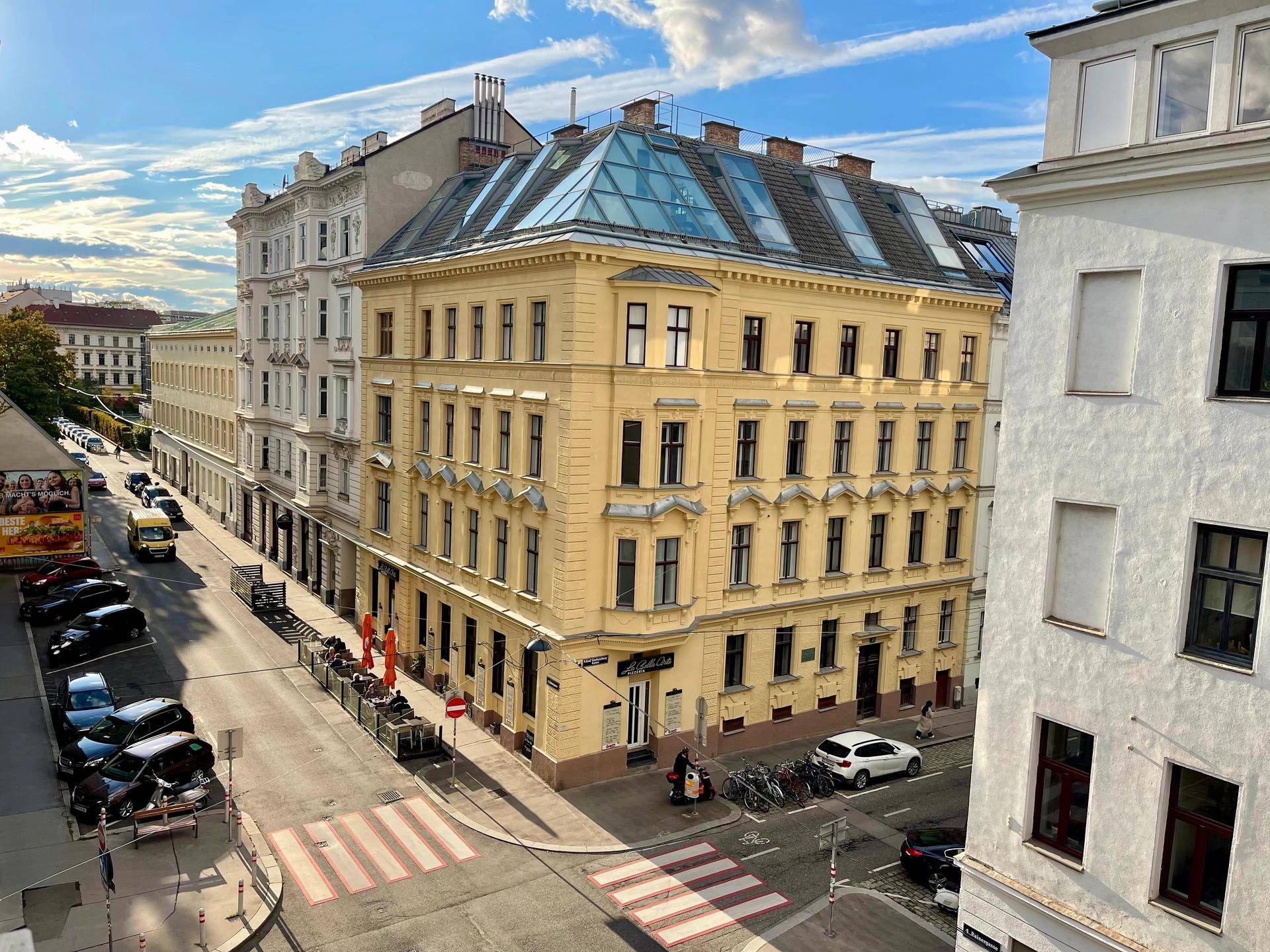 Schlafzimmerausblick