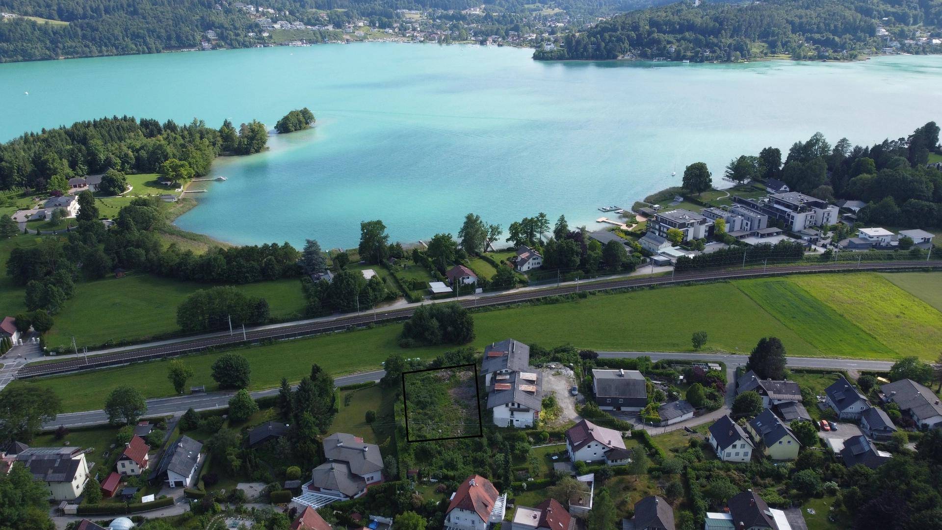 Einzigartiges Grundstück mit wunderschönem Blick über den Wörthersee (Provisionsfrei) - Ansicht 4
