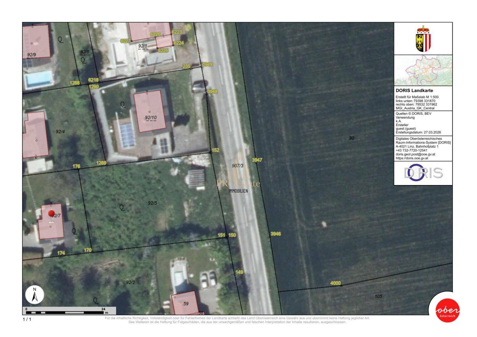 Großzügiges Baugrundstück 1117m² in Dietach, Oberösterreich – Eigenheim verwirklichen! - Ansicht 6