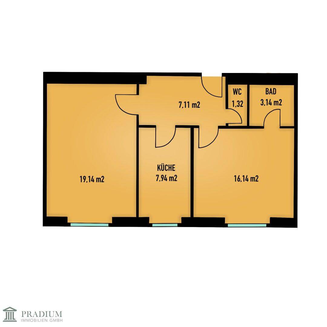 2 Zimmer - Kapitalanlage - More