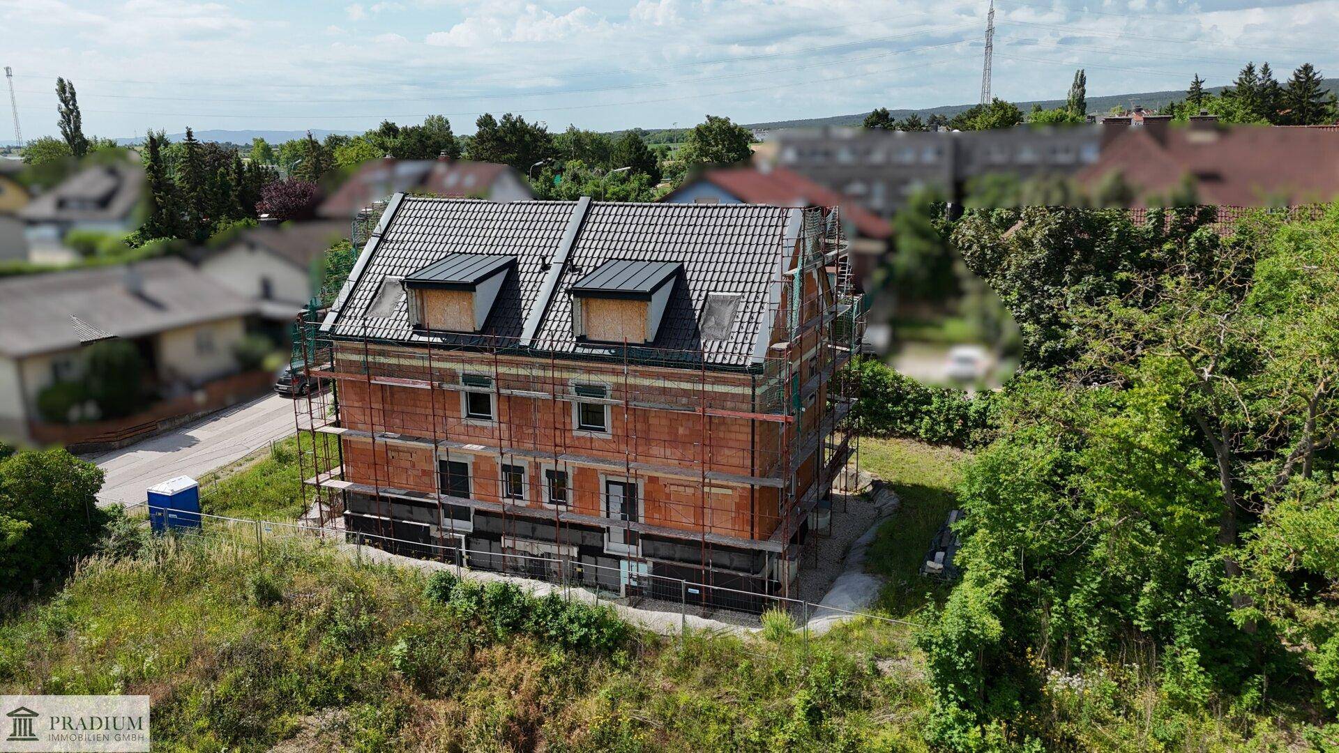 Wohnen mit Weitblick - Doppelhaushälfte im Rohbau in Enzesfeld-Lindabrunn - Widok 3