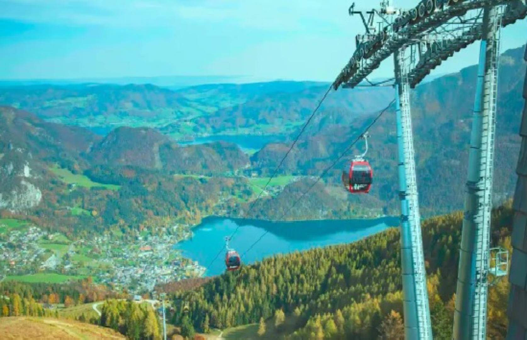 Ausblick von Zwölferhorn Seilbahn