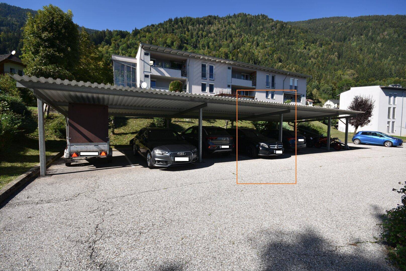 Stellplatz Carport