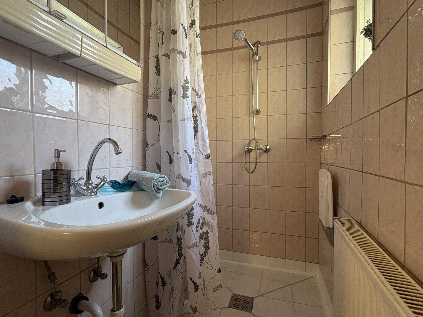 Badezimmer (Dusche & Waschtisch)