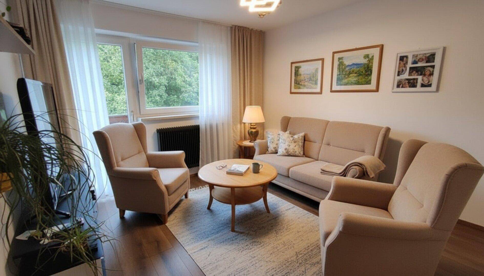 Visualisierung/Fotomontage zu Zimmer 2