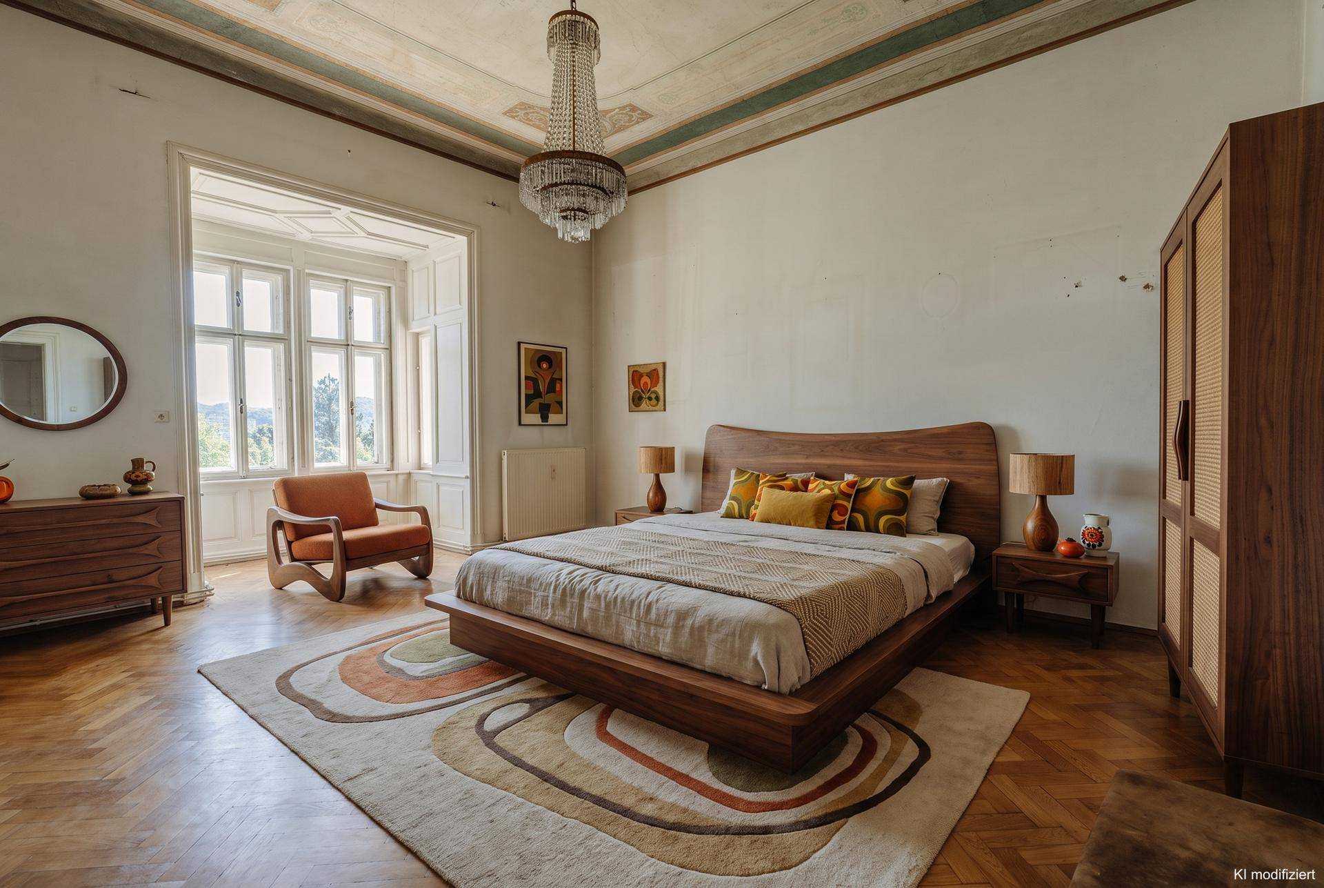 Schlafzimmer 2. OG / KI Home-Staging