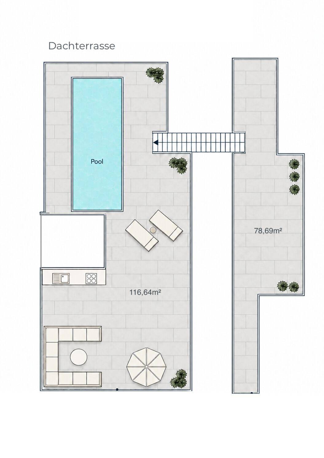Dachterrasse