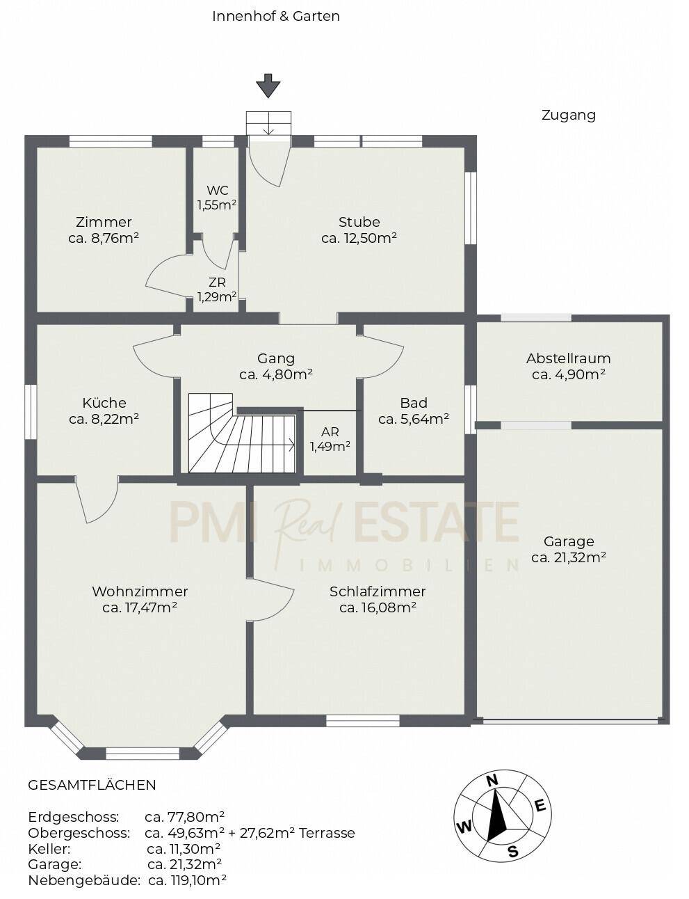 Plan Erdgeschoss