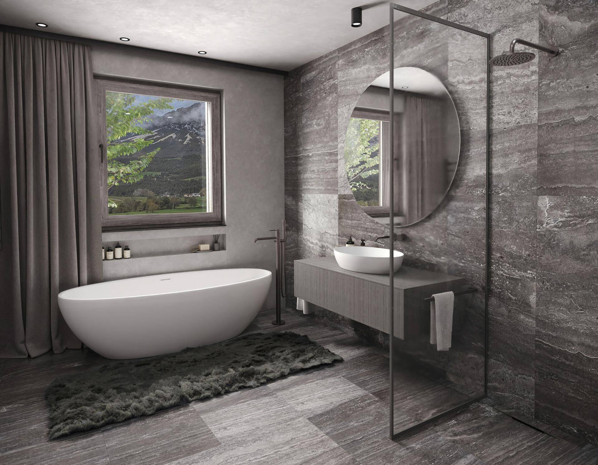 VISUALISIERUNG WOHNBEREICH BADEZIMMER
