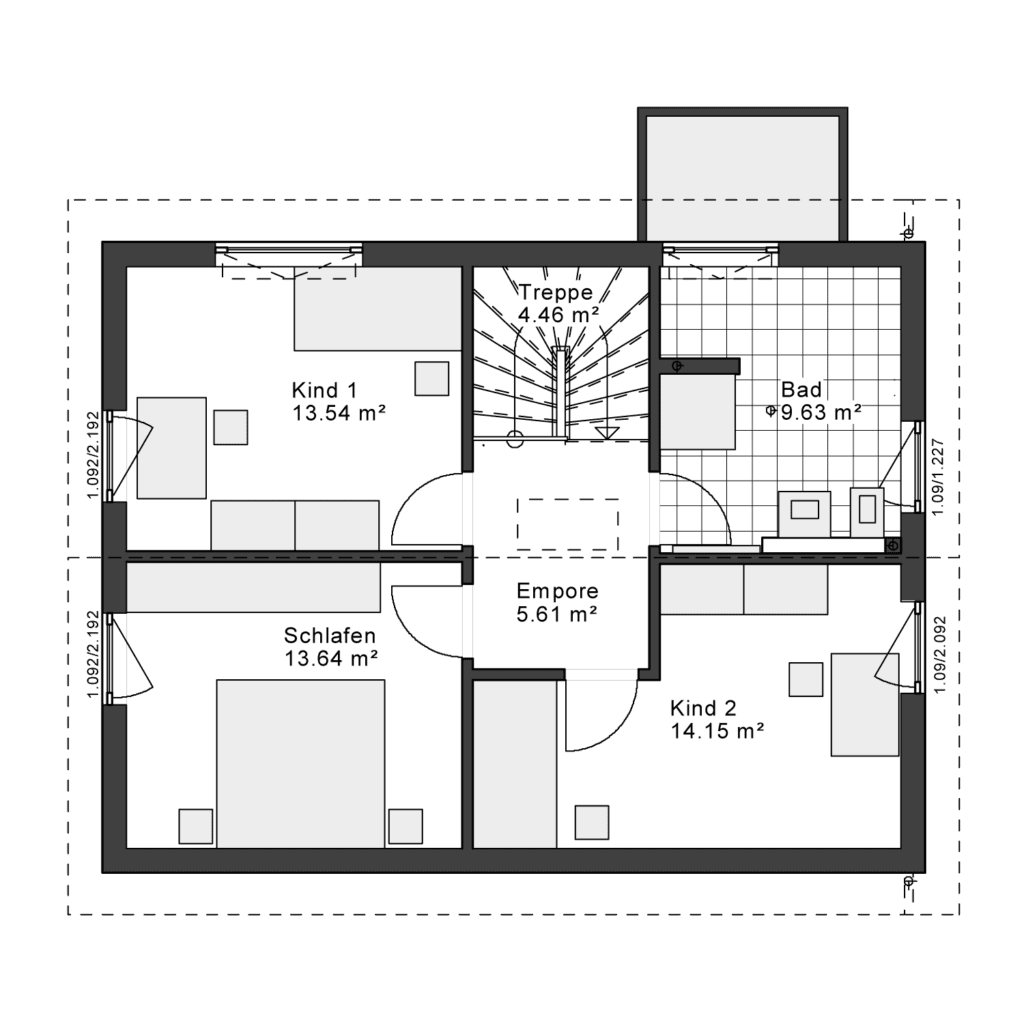 Haus mit Grund und SCHLÜSSELFERTIG!! - Ansicht 3