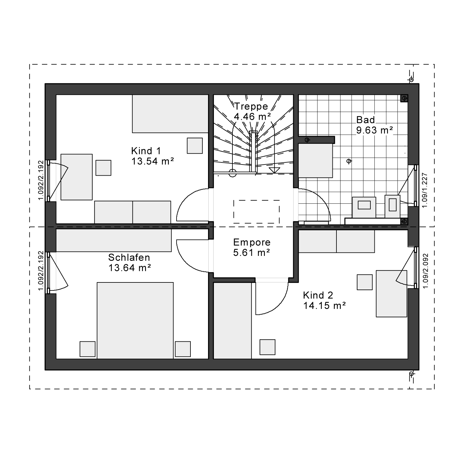 Dein Zuhause, so individuell wie du. Haus mit Grund Belagsfertig - Ansicht 3