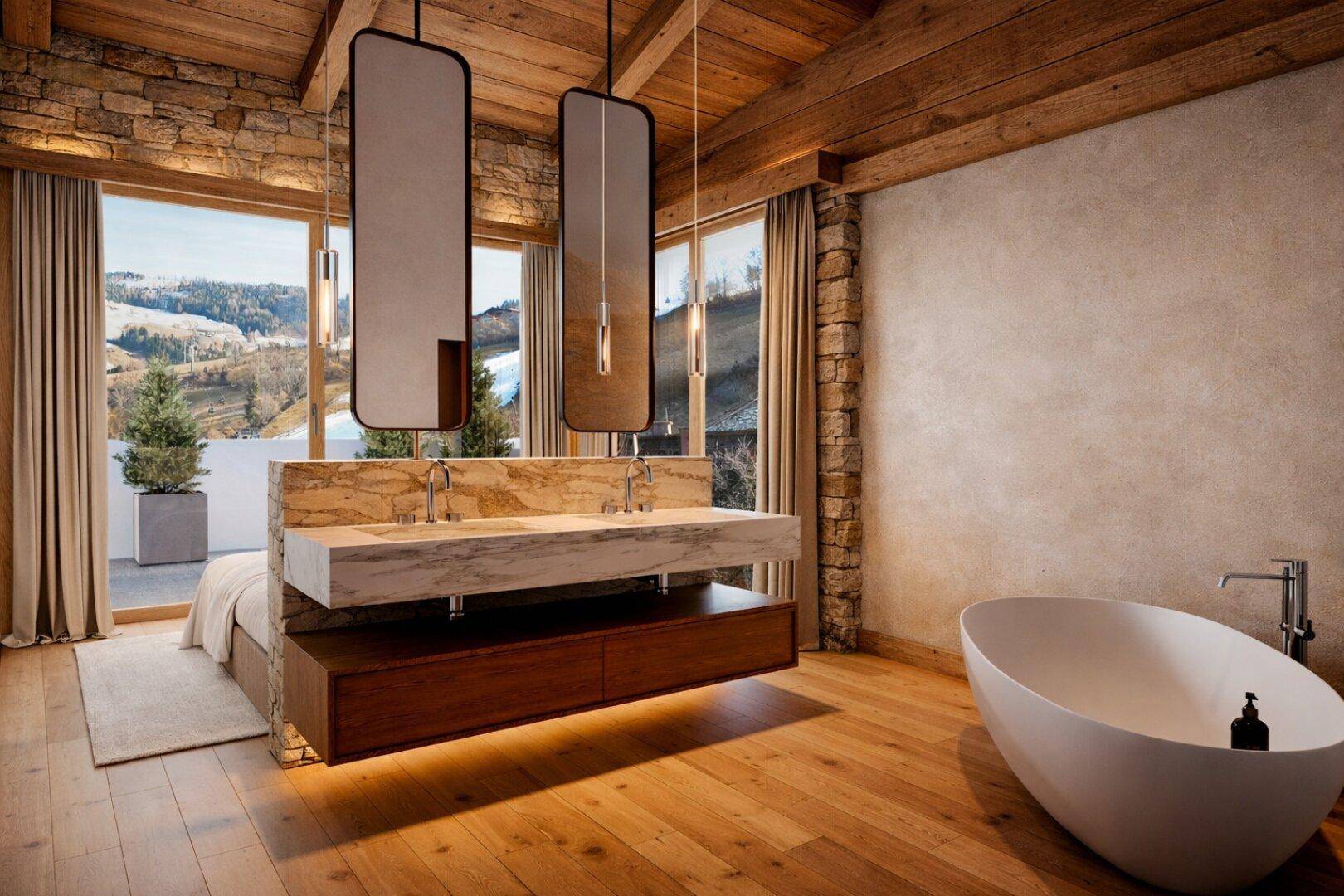 Luxuriöses Penthouse mit Dachterrasse, Sauna und Masterbereich – pohled 2