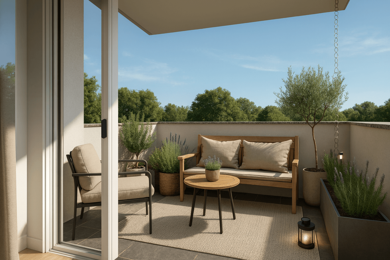 Visualisierung - Balkon