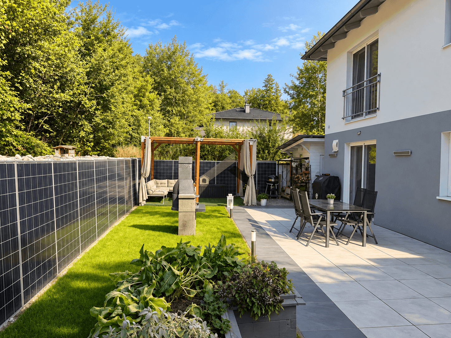 Garten hinten