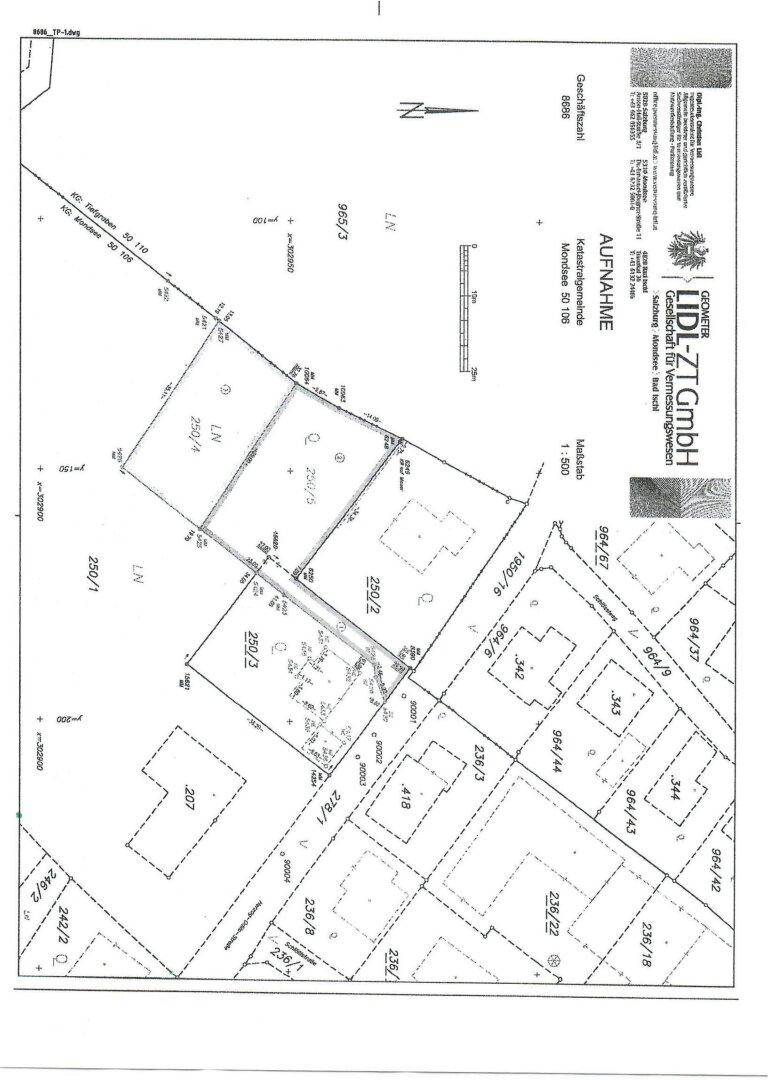 Grundstücksaufnahme Geometer
