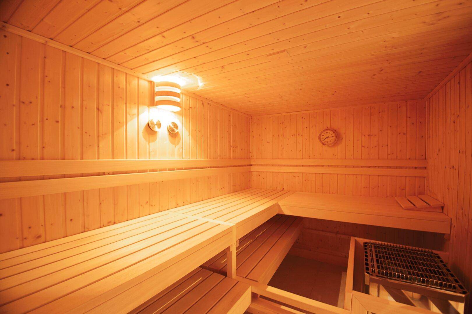 integrierte Sauna im Masterbad