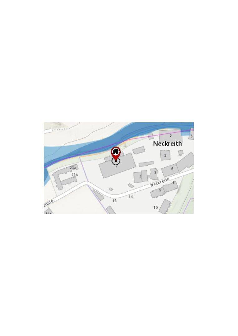 EHORA Hochwasser Ansicht (Teilgrundstück)