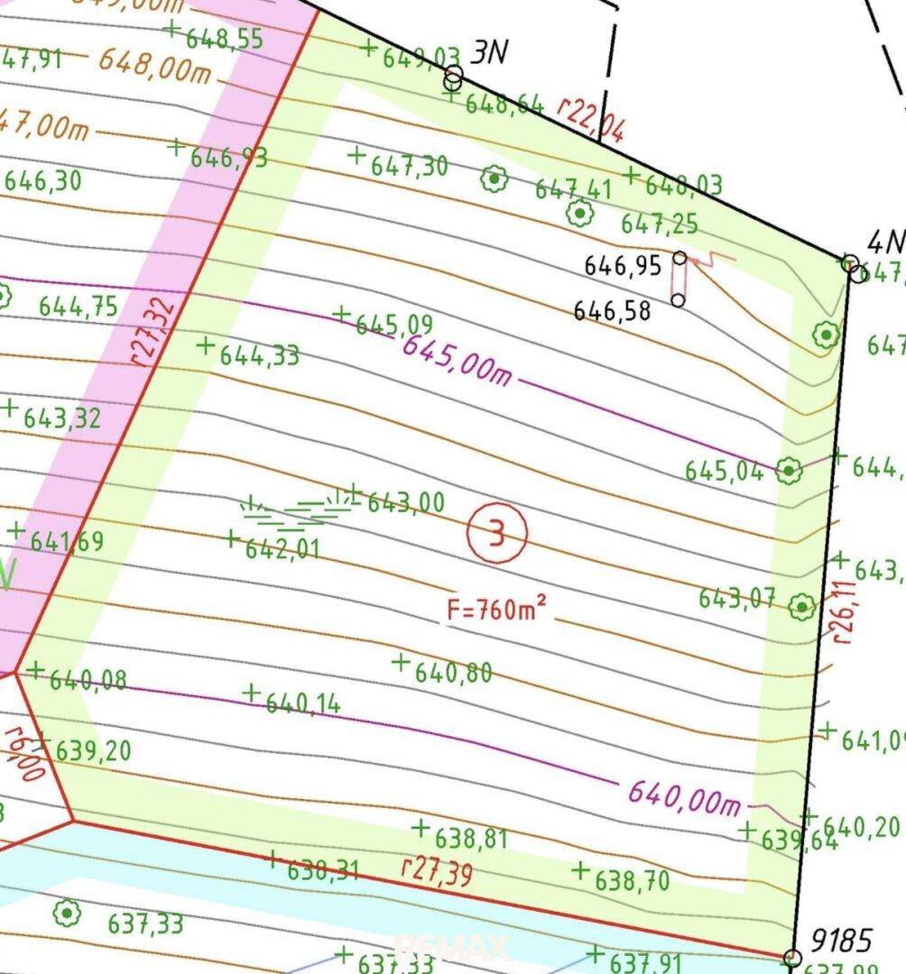 Wohnen im Grünen, stadtnah gelegen – Baugrundstück mit ca. 760 m² in Waiern - Ansicht 3