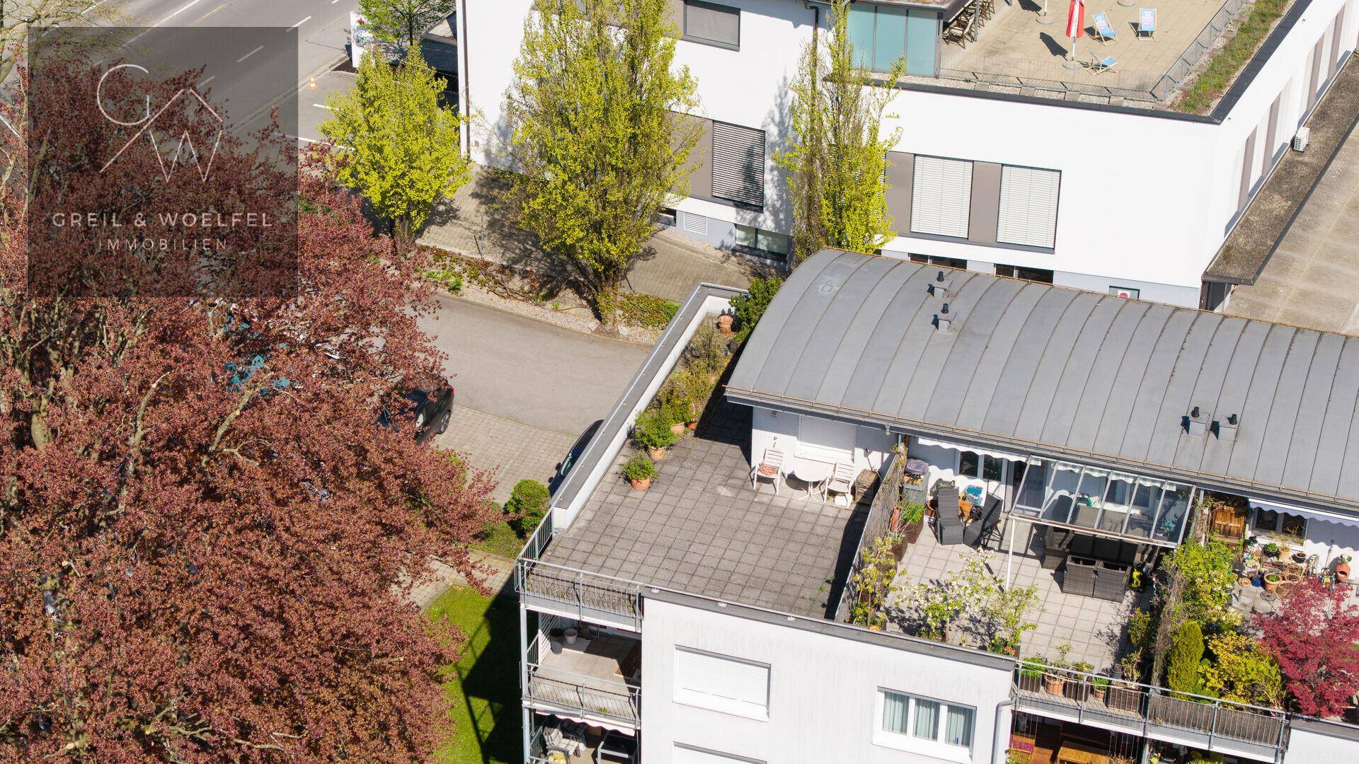 Terrasse von Oben