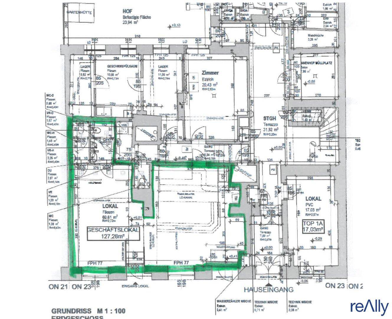 Geschäftslokal 67m² in 1160 Wien, sanierungsbedürftig, Top Preis 199.999 € - Mehr
