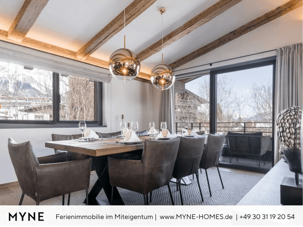 Ferienimmobilie im Miteigentum: Neubau-Chalet mit Blick auf den Wilden Kaiser - Mehr