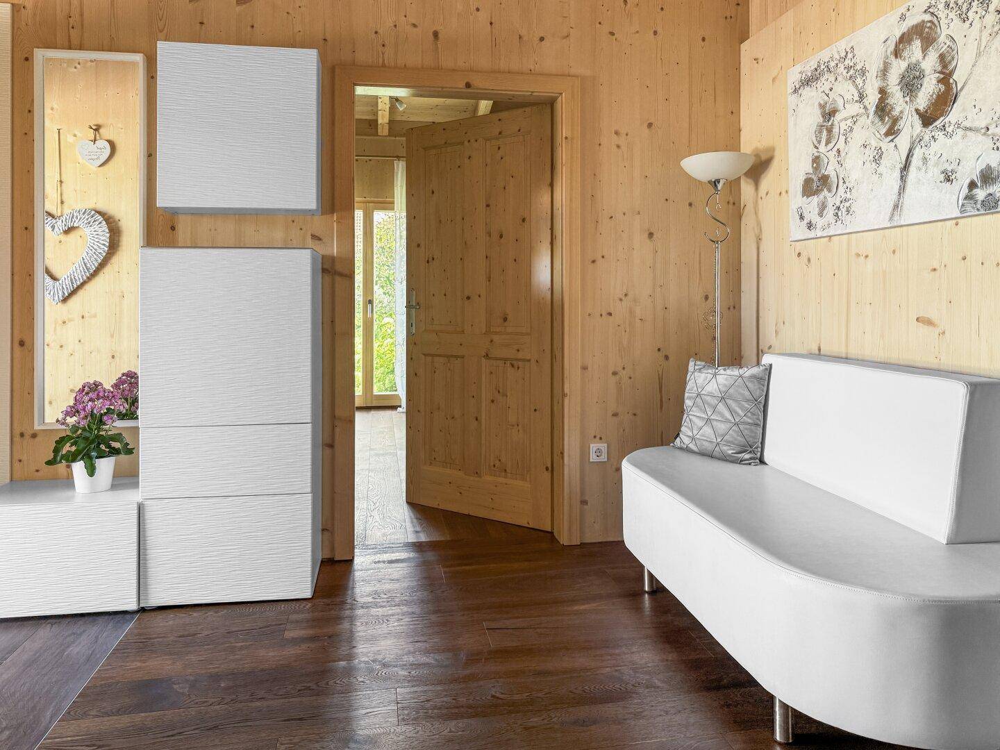 Gesund Wohnen: Moderner Massivholz-Bungalow mit 135 m² Wohnfläche, Gartenparadies &amp; High-End-Technik - Mehr
