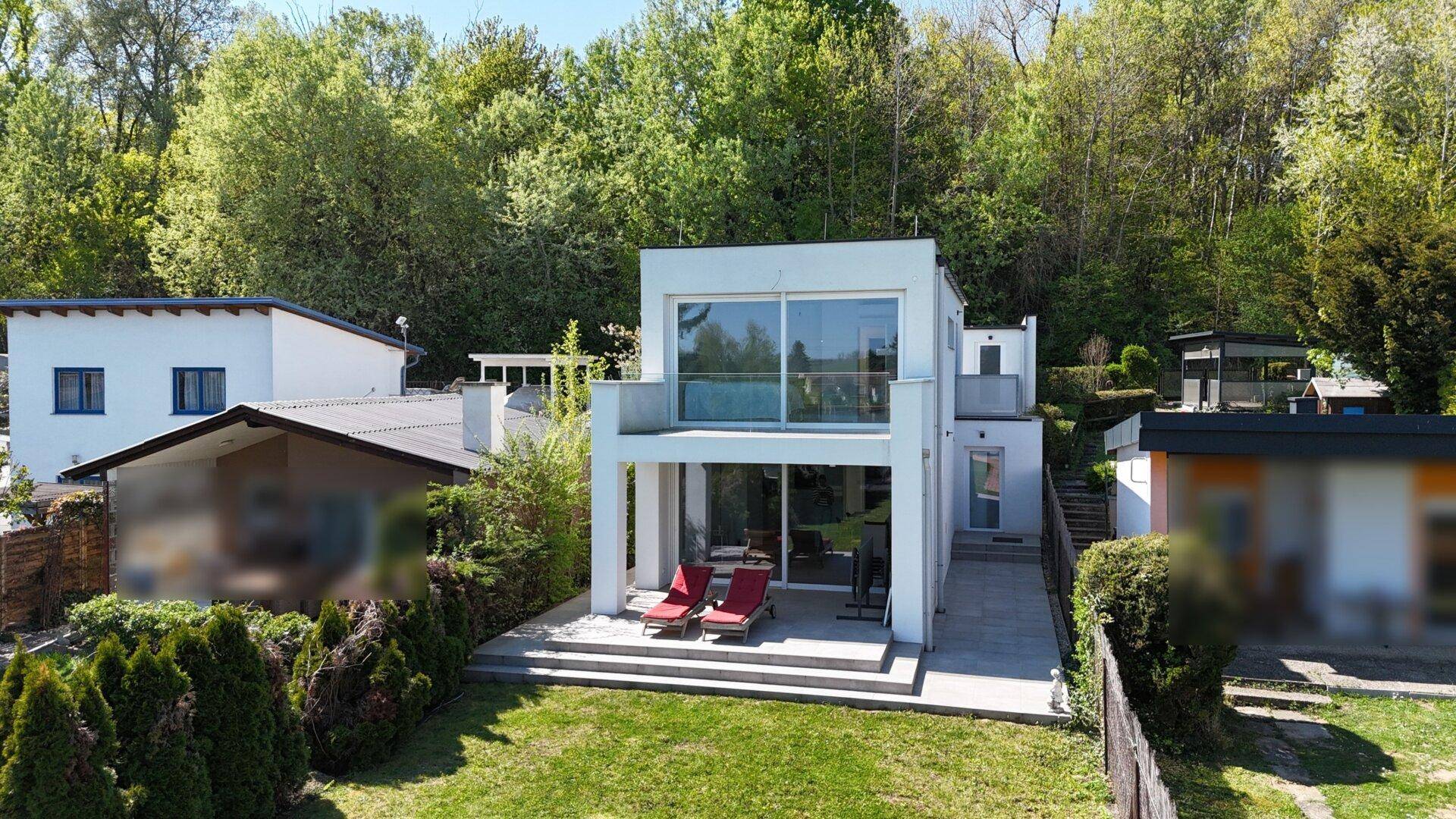 Exklusives Seehaus mit eigenem Ufer am Pöttschinger See - Ansicht 2