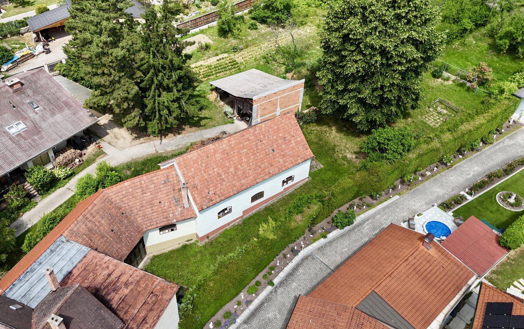 Ein Platz für große Träume: Haus mit großem Grundstück, Waldstück &amp; Lagerhalle in Wiesen - Ansicht 6