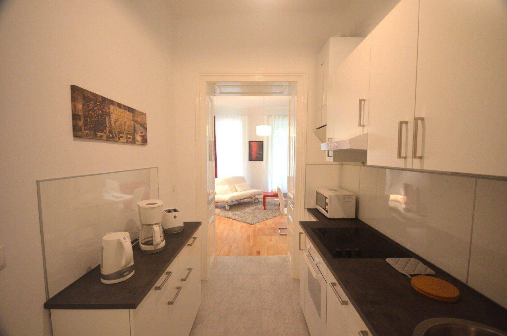 Apostelgasse - Möblierte &amp; sanierte 2-Zimmer Altbauwohnung im Innenhof / 2. Liftstock – pohled 4